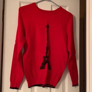 Eiffel Tower Lace Sweater